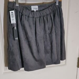 Wilfred Charcoal Mini Skirt